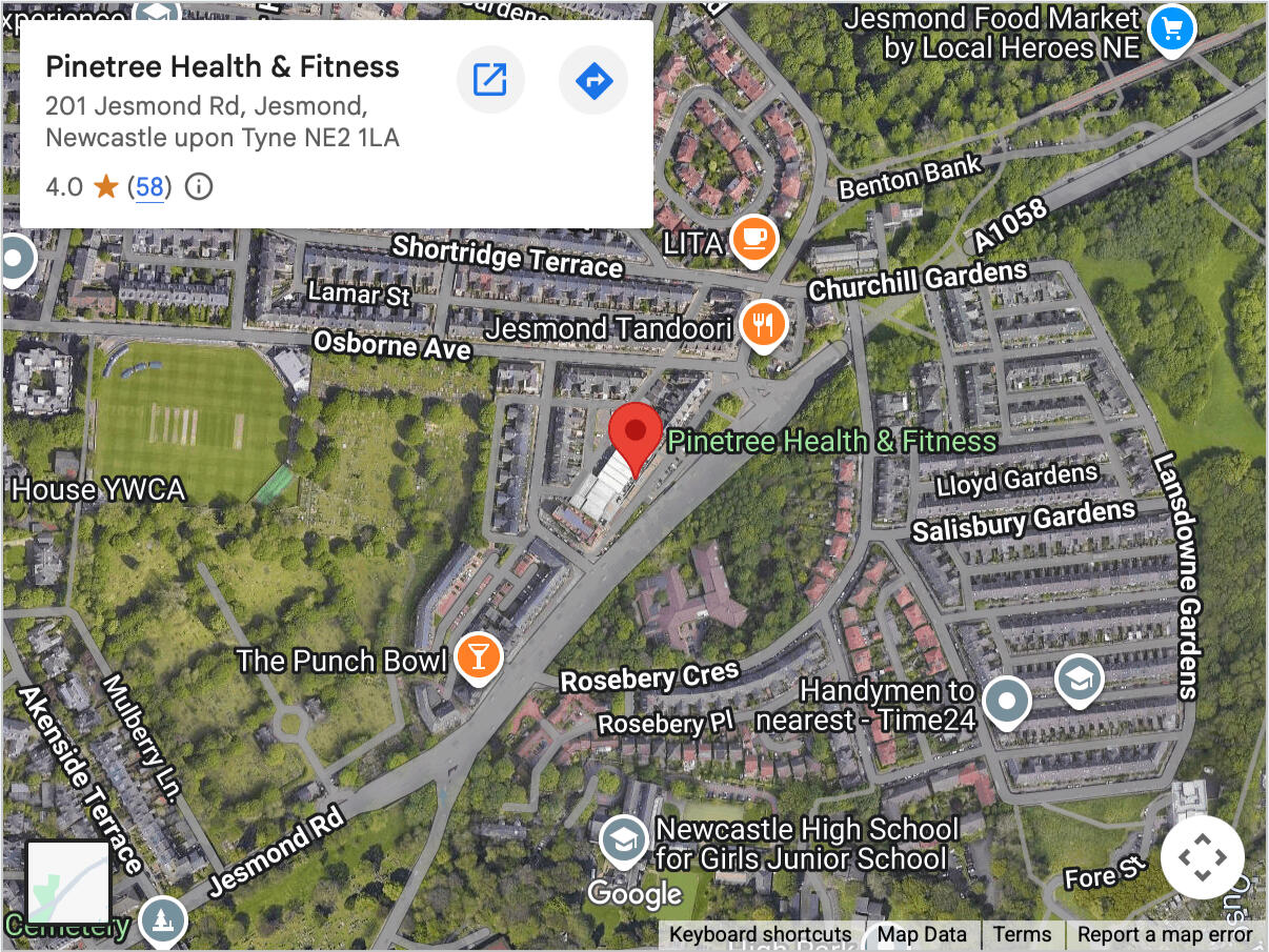 Pinetree Clinic Map